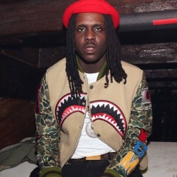 Mens Varsity Jacket/Bomber S Hudson Ape Kill Outerwear Vintage Sharks - Picture 2 of 11